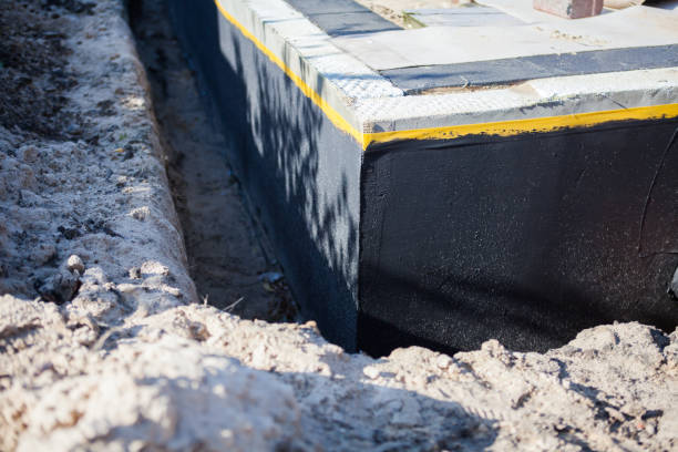 Professional Exterior Waterproofing technician working in Glenwood, MN